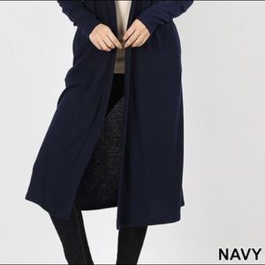 Zenana Outfitters Sweaters - 30% OFF 2/MORE REG & PLUS Duster Cardigan Navy Zenana Outfitters Sweaters - 30% OFF 2/MORE REG & PLUS Duster Cardigan Navy